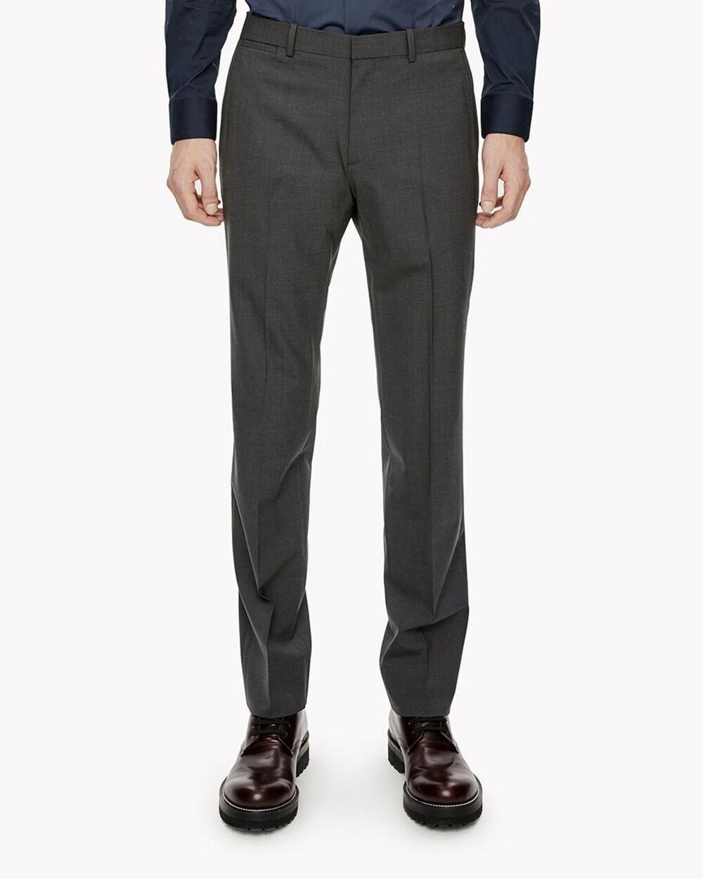 Theory Marlo Sartorial Mens Stretch Wool Dark Gray Pants New 36